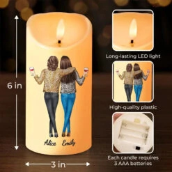 Thank You For Being My Unbiologial Sister - Bestie Personalized Custom LED Candle - Christmas Gift For Best Friends, BFF, Sisters 7 Thank You For Being My Unbiologial Sister - Bestie Personalized Custom LED Candle - Christmas Gift For Best Friends, BFF, Sisters -Pawfect House Store 671b61e721d4c