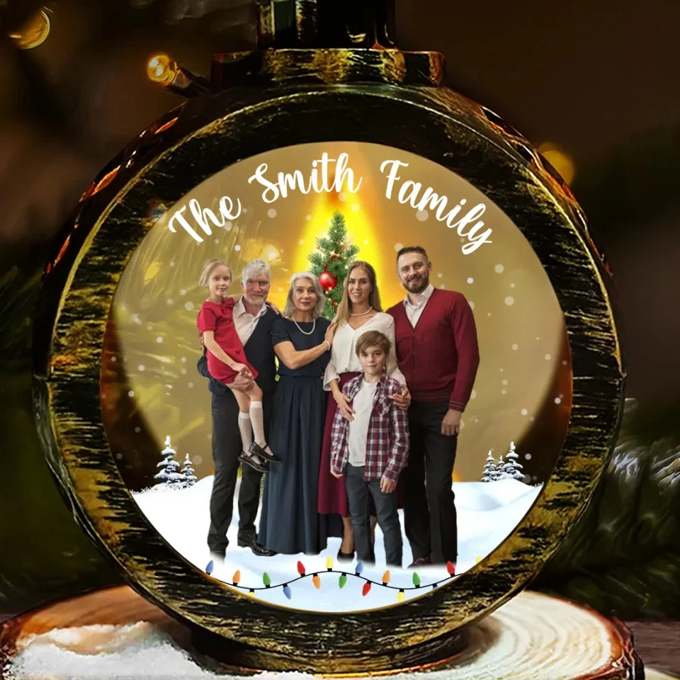Custom Photo Make It A December To Remember - Family Personalized Custom Candlelight Lantern Ornament - Christmas Gift For Family Members 2 Custom Photo Make It A December To Remember - Family Personalized Custom Candlelight Lantern Ornament - Christmas Gift For Family Members - Image 2