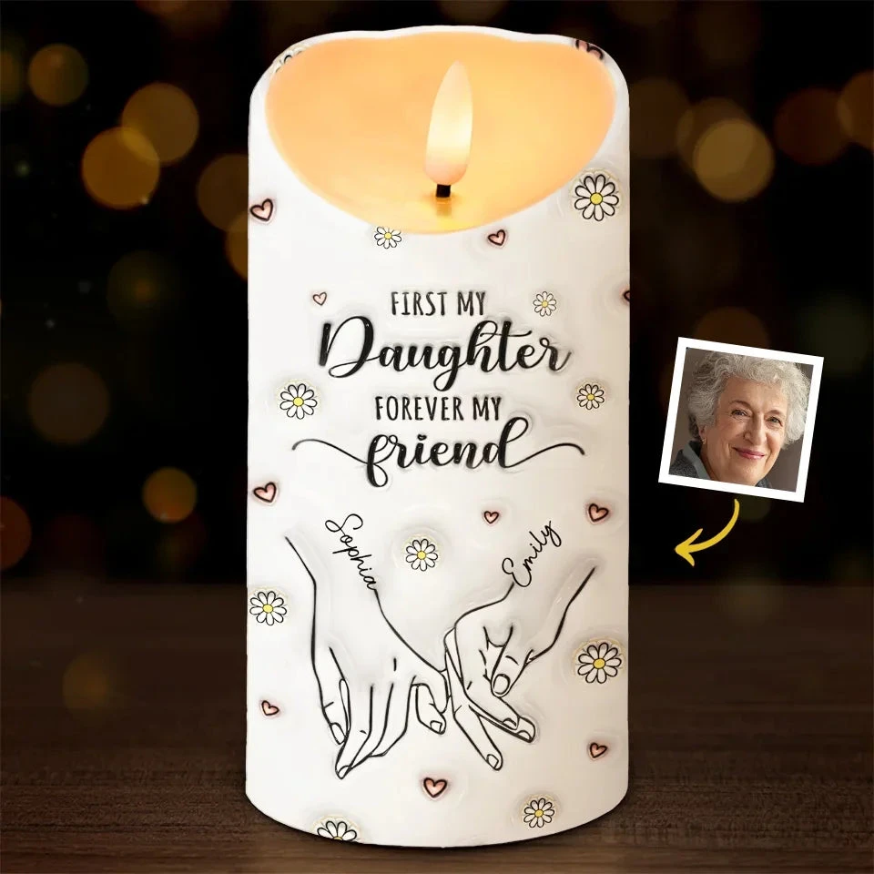 Friendship Is Holding Hands Without Letting Go - Bestie Personalized Custom 3D Inflated Effect Printed LED Candle - Christmas Gift For Best Friends, BFF, Sisters 1 Friendship Is Holding Hands Without Letting Go - Bestie Personalized Custom 3D Inflated Effect Printed LED Candle - Christmas Gift For Best Friends, BFF, Sisters