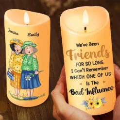 Wherever We Go, We Go Together - Bestie Personalized Custom LED Candle - Christmas Gift For Best Friends, BFF, Sisters -Pawfect House Store 671c46a5ded3a