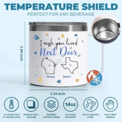 Our Friendship Is A Beautiful Journey - Bestie Personalized Custom 14oz Stainless Steel Tumbler With Handle - Gift For Best Friends, BFF, Sisters 10 Our Friendship Is A Beautiful Journey - Bestie Personalized Custom 14oz Stainless Steel Tumbler With Handle - Gift For Best Friends, BFF, Sisters -Pawfect House Store 671c72d2d56ec