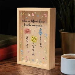 Sisters Are Different Flowers From The Same Garden - Bestie Personalized Custom Frame Light Box - Christmas Gift For Best Friends, BFF, Sisters 8 Sisters Are Different Flowers From The Same Garden - Bestie Personalized Custom Frame Light Box - Christmas Gift For Best Friends, BFF, Sisters -Pawfect House Store 671c7c069bc46