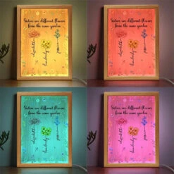 Sisters Are Different Flowers From The Same Garden - Bestie Personalized Custom Frame Light Box - Christmas Gift For Best Friends, BFF, Sisters 10 Sisters Are Different Flowers From The Same Garden - Bestie Personalized Custom Frame Light Box - Christmas Gift For Best Friends, BFF, Sisters -Pawfect House Store 671c7c31d2163