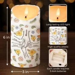 The Heart Of A Mother Is A Deep Abyss - Family Personalized Custom 3D Inflated Effect Printed LED Candle - Christmas Gift For Mom, Grandma 7 The Heart Of A Mother Is A Deep Abyss - Family Personalized Custom 3D Inflated Effect Printed LED Candle - Christmas Gift For Mom, Grandma -Pawfect House Store 671ce6cd0503e