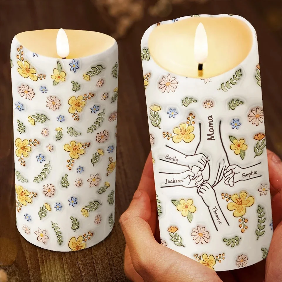 The Heart Of A Mother Is A Deep Abyss - Family Personalized Custom 3D Inflated Effect Printed LED Candle - Christmas Gift For Mom, Grandma 3 The Heart Of A Mother Is A Deep Abyss - Family Personalized Custom 3D Inflated Effect Printed LED Candle - Christmas Gift For Mom, Grandma - Image 3