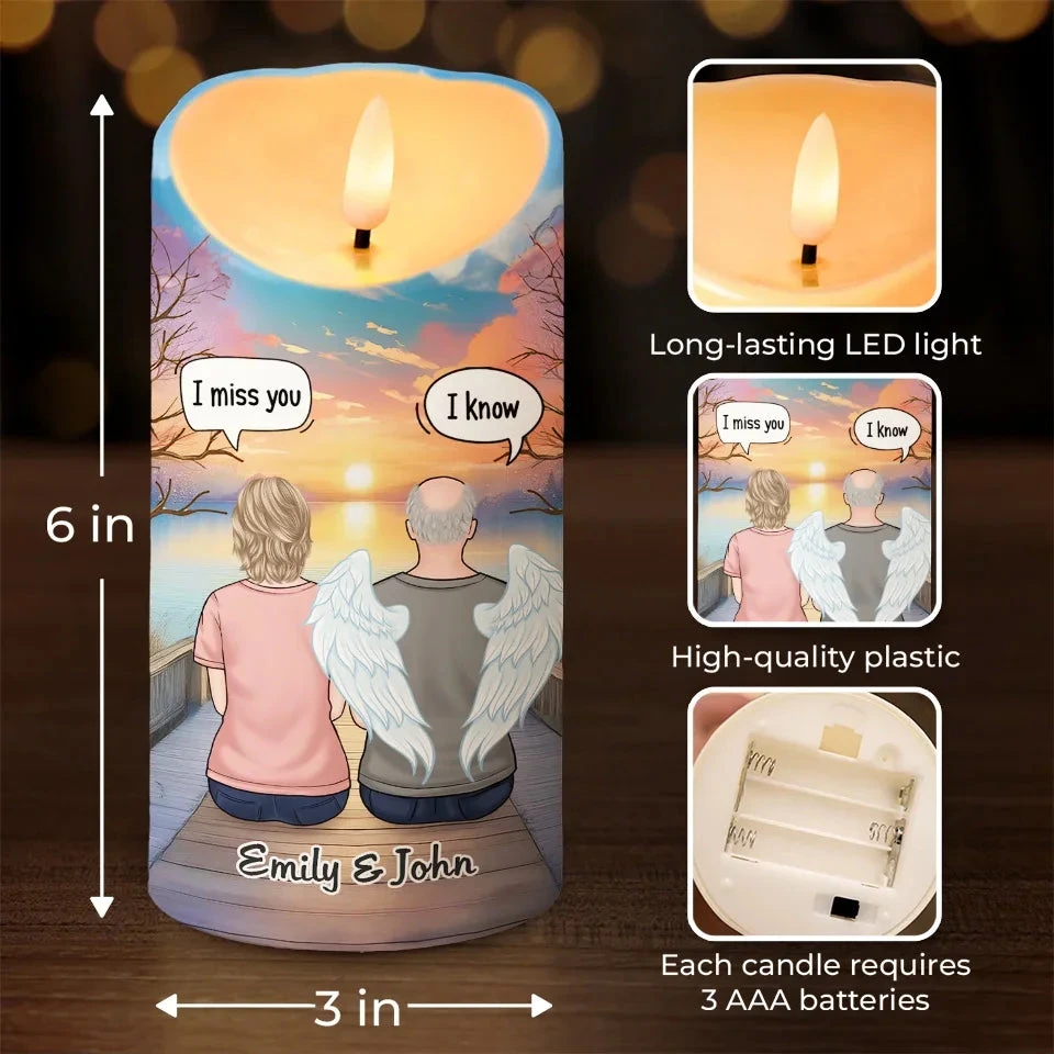 In Our Memories, You Are Always Present - Memorial Personalized Custom LED Candle - Sympathy Gift, Christmas Gift For Family Members 4 In Our Memories, You Are Always Present - Memorial Personalized Custom LED Candle - Sympathy Gift, Christmas Gift For Family Members - Image 4