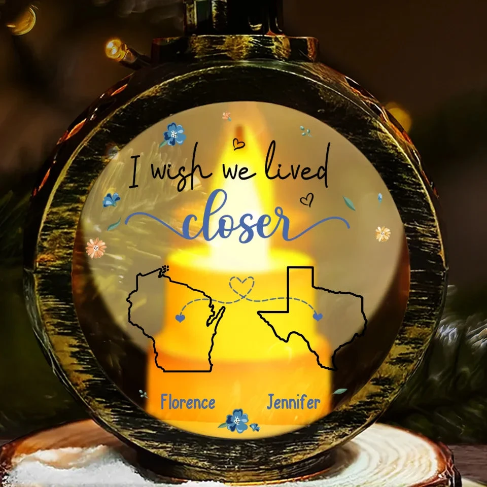 Friends Are The Family We Choose For Ourselves - Bestie Personalized Custom Candlelight Lantern Ornament - Christmas Gift For Best Friends, BFF, Sisters 2 Friends Are The Family We Choose For Ourselves - Bestie Personalized Custom Candlelight Lantern Ornament - Christmas Gift For Best Friends, BFF, Sisters - Image 2