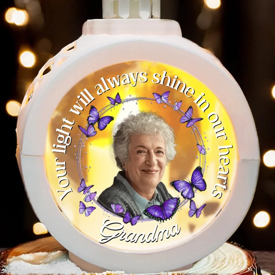 Custom Photo Your Memory Will Always Glow Within Us - Memorial Personalized Custom Candlelight Lantern Ornament - Sympathy Gift, Christmas Gift For Family Members 3 Custom Photo Your Memory Will Always Glow Within Us - Memorial Personalized Custom Candlelight Lantern Ornament - Sympathy Gift, Christmas Gift For Family Members - Image 3