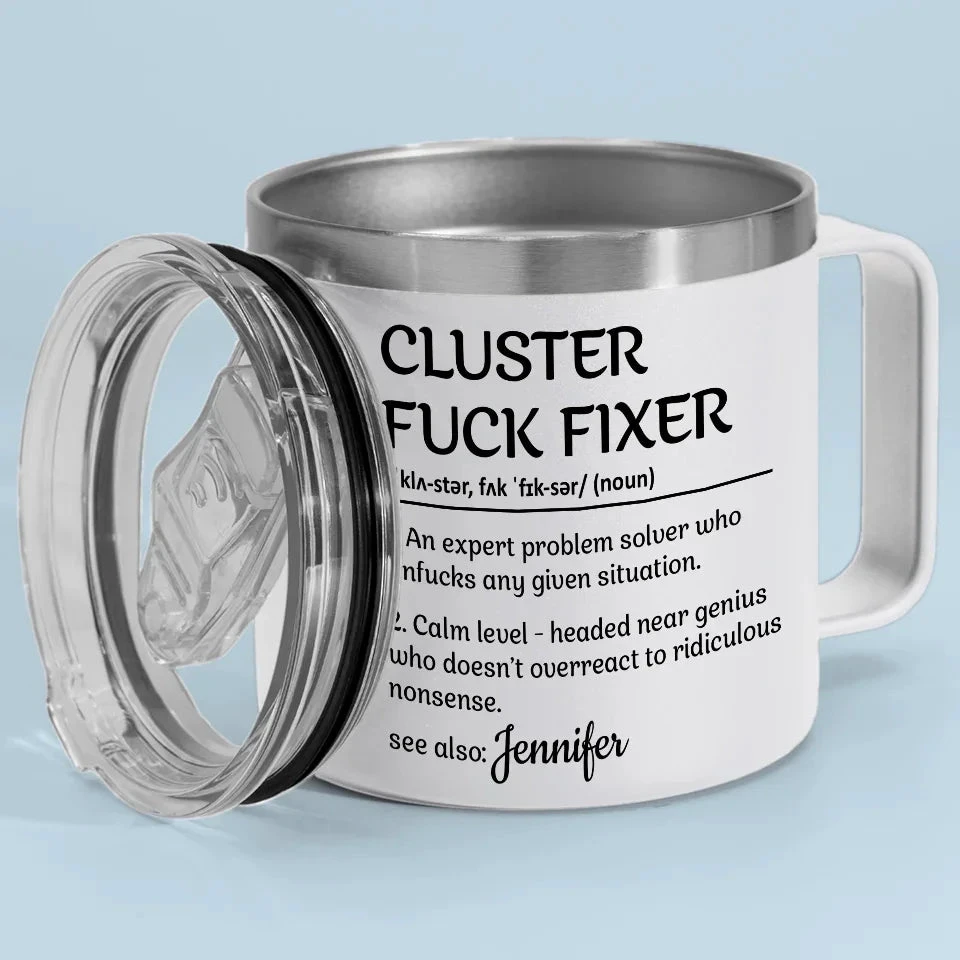 I Appreciate The Effort You Put Into Your Work - Coworker Personalized Custom 14oz Stainless Steel Tumbler With Handle - Gift For Coworkers, Work Friends, Colleagues 4 I Appreciate The Effort You Put Into Your Work - Coworker Personalized Custom 14oz Stainless Steel Tumbler With Handle - Gift For Coworkers, Work Friends, Colleagues - Image 4