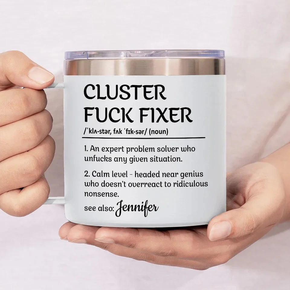 I Appreciate The Effort You Put Into Your Work - Coworker Personalized Custom 14oz Stainless Steel Tumbler With Handle - Gift For Coworkers, Work Friends, Colleagues 5 I Appreciate The Effort You Put Into Your Work - Coworker Personalized Custom 14oz Stainless Steel Tumbler With Handle - Gift For Coworkers, Work Friends, Colleagues - Image 5