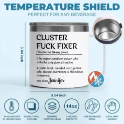 I Appreciate The Effort You Put Into Your Work - Coworker Personalized Custom 14oz Stainless Steel Tumbler With Handle - Gift For Coworkers, Work Friends, Colleagues 12 I Appreciate The Effort You Put Into Your Work - Coworker Personalized Custom 14oz Stainless Steel Tumbler With Handle - Gift For Coworkers, Work Friends, Colleagues -Pawfect House Store 671f3937b9da3