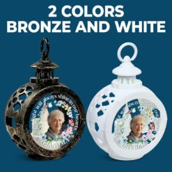 Custom Photo Always In Our Thoughts, Forever In Our Hearts - Memorial Personalized Custom Candlelight Lantern Ornament - Sympathy Gift, Christmas Gift For Family Members -Pawfect House Store 672044732e89b