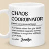 Chaos Coordinator - Coworker Personalized Custom Mug - Gift For Coworkers, Work Friends, Colleagues