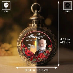 Custom Photo Always By Your Side - Memorial Personalized Custom Candlelight Lantern Ornament - Sympathy Gift, Christmas Gift For Family Members 12 Custom Photo Always By Your Side - Memorial Personalized Custom Candlelight Lantern Ornament - Sympathy Gift, Christmas Gift For Family Members -Pawfect House Store 6720922d50374