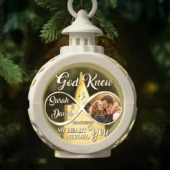 Custom Photo God Knew My Heart Needed You - Couple Personalized Custom Candlelight Lantern Ornament - Christmas Gift For Husband Wife, Anniversary 11 Custom Photo God Knew My Heart Needed You - Couple Personalized Custom Candlelight Lantern Ornament - Christmas Gift For Husband Wife, Anniversary -Pawfect House Store 6720ba28df935