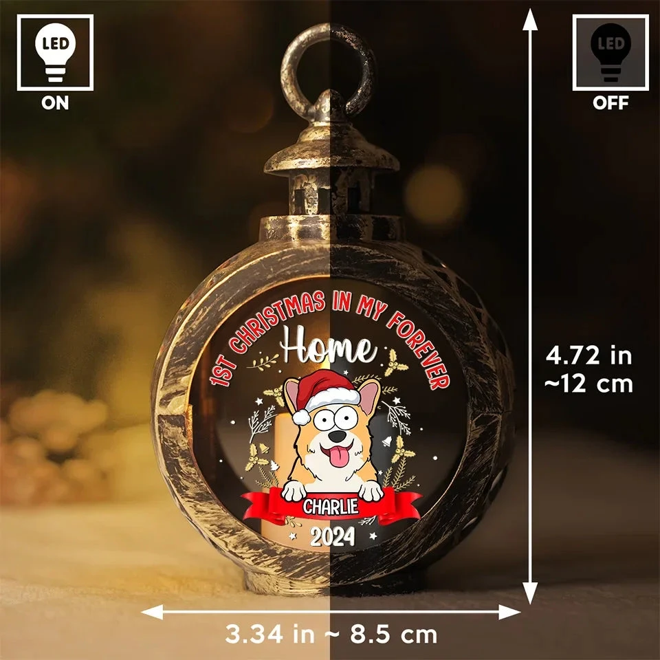 Wishing Our Furry Friend A Purr-Fect First Christmas - Dog & Cat Personalized Custom Candlelight Lantern Ornament - Christmas Gift For Pet Owners, Pet Lovers, First Christmas 5 Wishing Our Furry Friend A Purr-Fect First Christmas - Dog & Cat Personalized Custom Candlelight Lantern Ornament - Christmas Gift For Pet Owners, Pet Lovers, First Christmas - Image 5