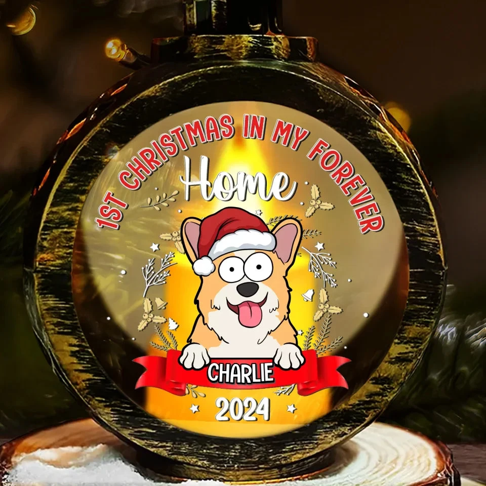 Wishing Our Furry Friend A Purr-Fect First Christmas - Dog & Cat Personalized Custom Candlelight Lantern Ornament - Christmas Gift For Pet Owners, Pet Lovers, First Christmas 2 Wishing Our Furry Friend A Purr-Fect First Christmas - Dog & Cat Personalized Custom Candlelight Lantern Ornament - Christmas Gift For Pet Owners, Pet Lovers, First Christmas - Image 2