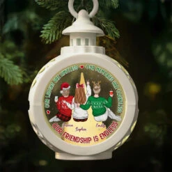 If You Weren't Here, Christmas Won't Be The Same - Bestie Personalized Custom Candlelight Lantern Ornament - Christmas Gift For Best Friends, BFF, Sisters -Pawfect House Store 67219ddda81b9