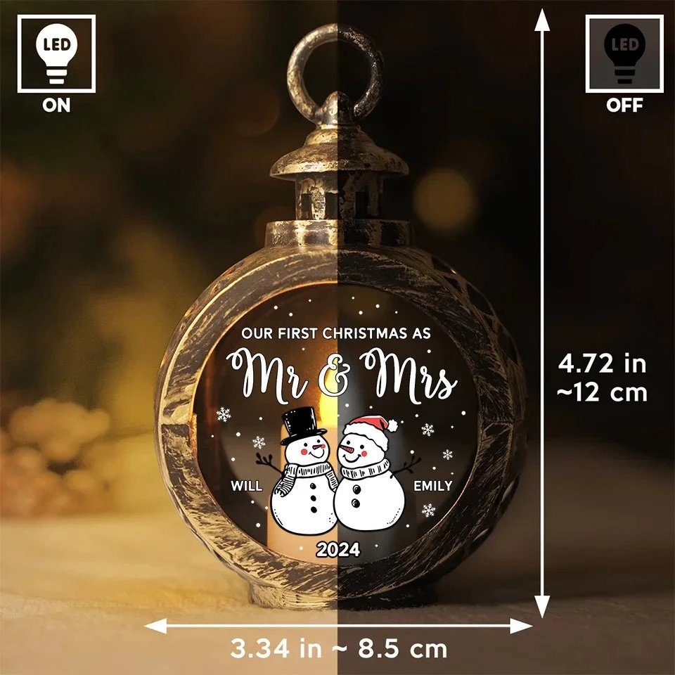 This Holiday Season, My Heart Is Full With You By My Side - Couple Personalized Custom Candlelight Lantern Ornament - Christmas Gift For Husband Wife, Anniversary, First Christmas 4 This Holiday Season, My Heart Is Full With You By My Side - Couple Personalized Custom Candlelight Lantern Ornament - Christmas Gift For Husband Wife, Anniversary, First Christmas - Image 4