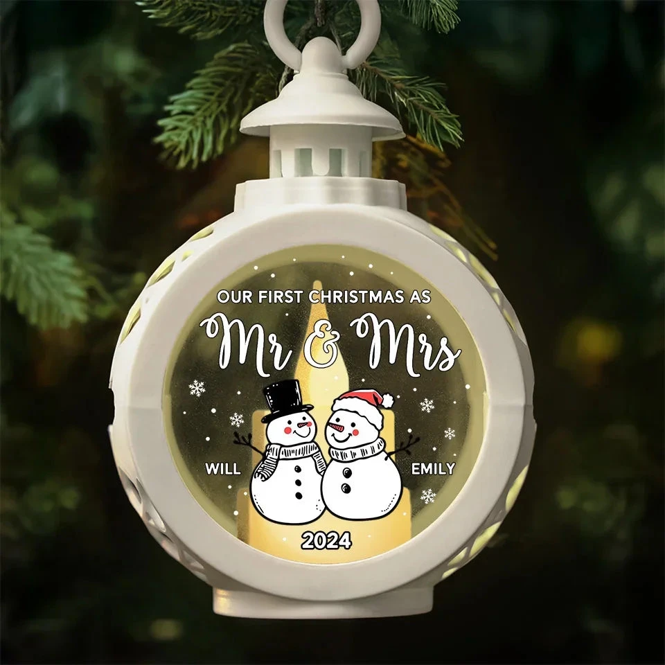 This Holiday Season, My Heart Is Full With You By My Side - Couple Personalized Custom Candlelight Lantern Ornament - Christmas Gift For Husband Wife, Anniversary, First Christmas 3 This Holiday Season, My Heart Is Full With You By My Side - Couple Personalized Custom Candlelight Lantern Ornament - Christmas Gift For Husband Wife, Anniversary, First Christmas - Image 3