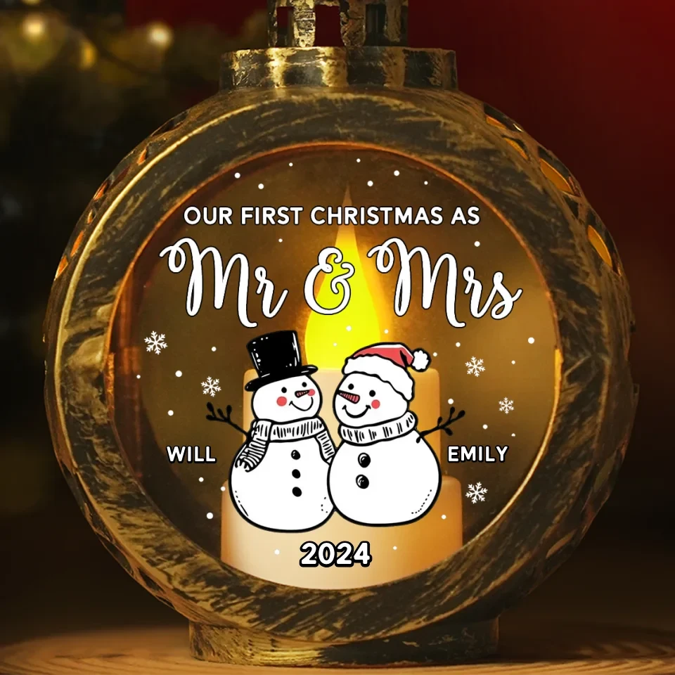This Holiday Season, My Heart Is Full With You By My Side - Couple Personalized Custom Candlelight Lantern Ornament - Christmas Gift For Husband Wife, Anniversary, First Christmas 2 This Holiday Season, My Heart Is Full With You By My Side - Couple Personalized Custom Candlelight Lantern Ornament - Christmas Gift For Husband Wife, Anniversary, First Christmas - Image 2