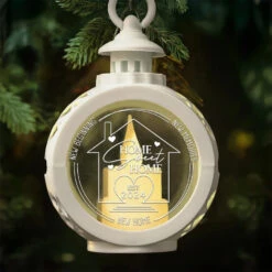 Our New Home, Our New Memories - Couple Candlelight Lantern Ornament - Christmas Gift For Husband Wife, Anniversary -Pawfect House Store 6721e63434784