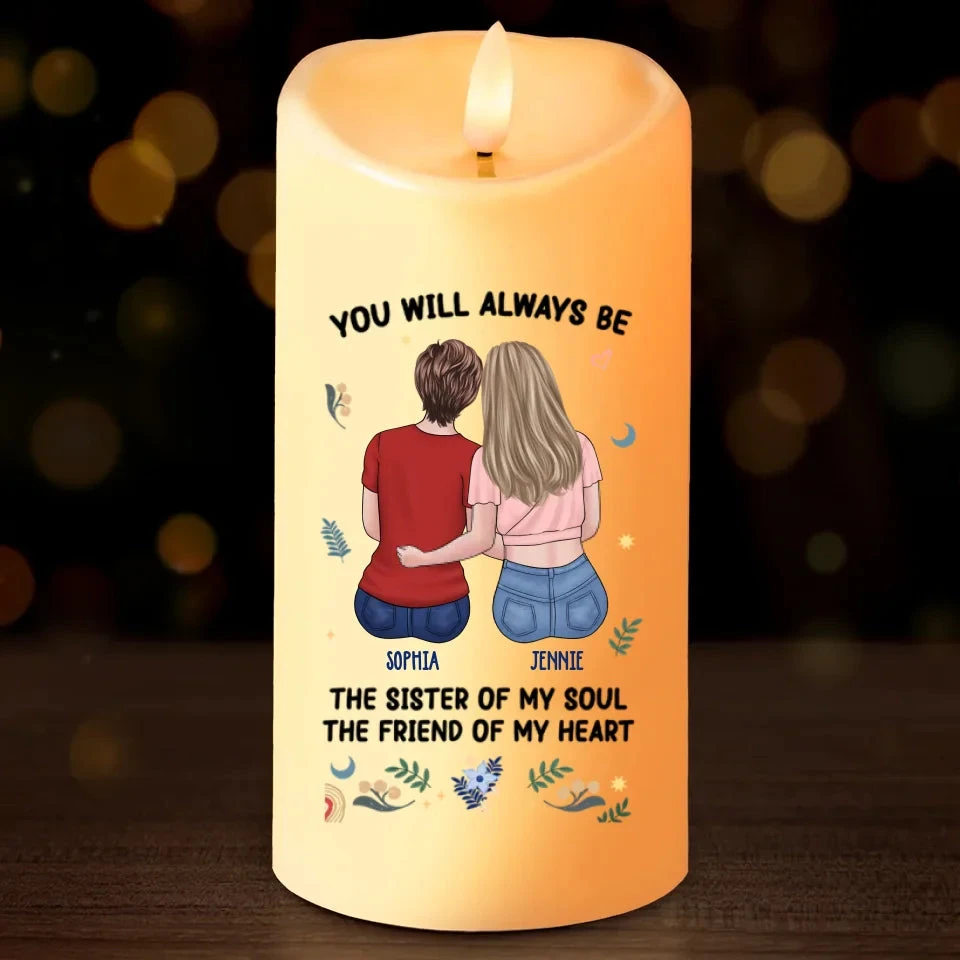 I Want To Share Every Moment With You - Bestie Personalized Custom LED Candle - Christmas Gift For Best Friends, BFF, Sisters 2 I Want To Share Every Moment With You - Bestie Personalized Custom LED Candle - Christmas Gift For Best Friends, BFF, Sisters - Image 2