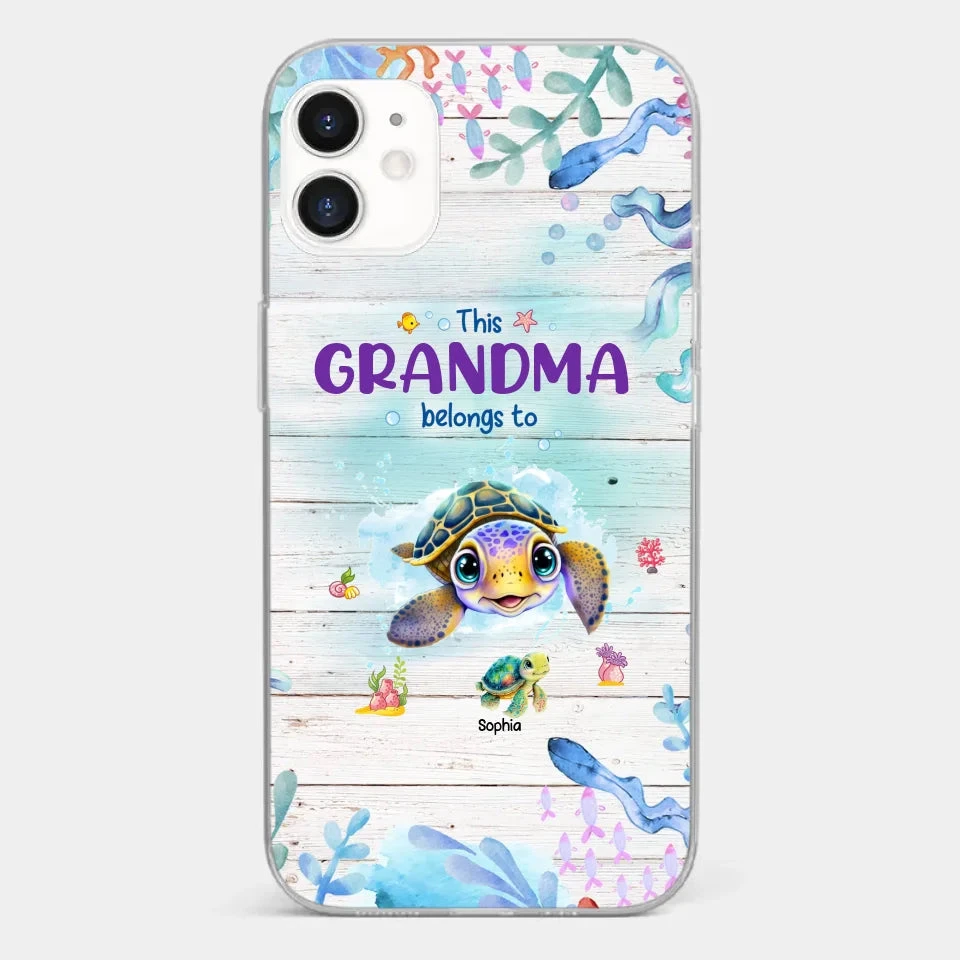 This Grandma Belongs To - Family Personalized Custom Clear Phone Case - Gift For Grandma 6 This Grandma Belongs To - Family Personalized Custom Clear Phone Case - Gift For Grandma - Image 6
