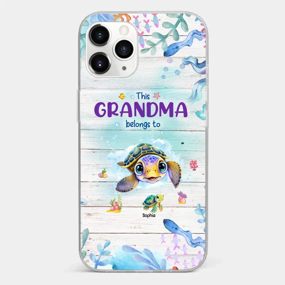 This Grandma Belongs To - Family Personalized Custom Clear Phone Case - Gift For Grandma 8 This Grandma Belongs To - Family Personalized Custom Clear Phone Case - Gift For Grandma - Image 8