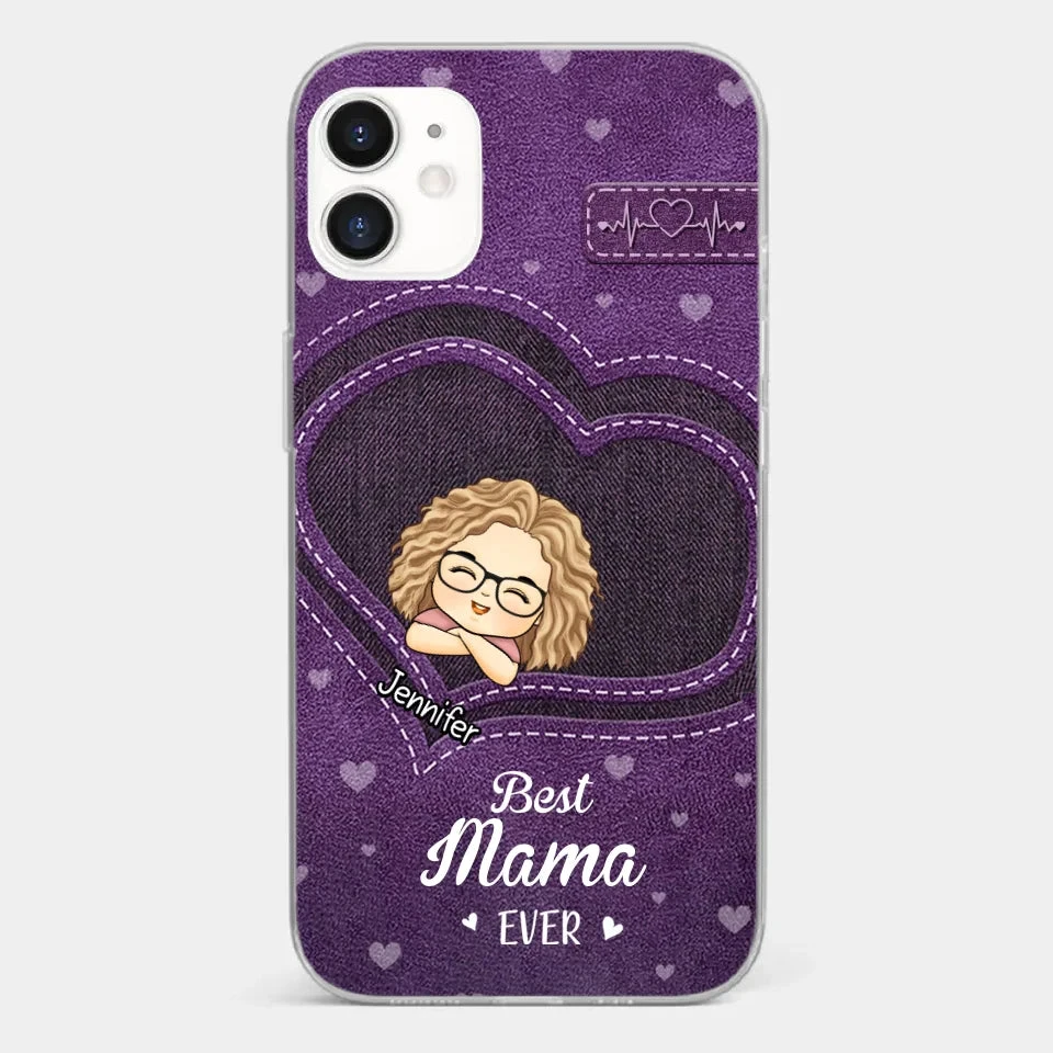 You Are The Most Awesome Mama - Family Personalized Custom Clear Phone Case - Gift For Mom, Grandma 6 You Are The Most Awesome Mama - Family Personalized Custom Clear Phone Case - Gift For Mom, Grandma - Image 6