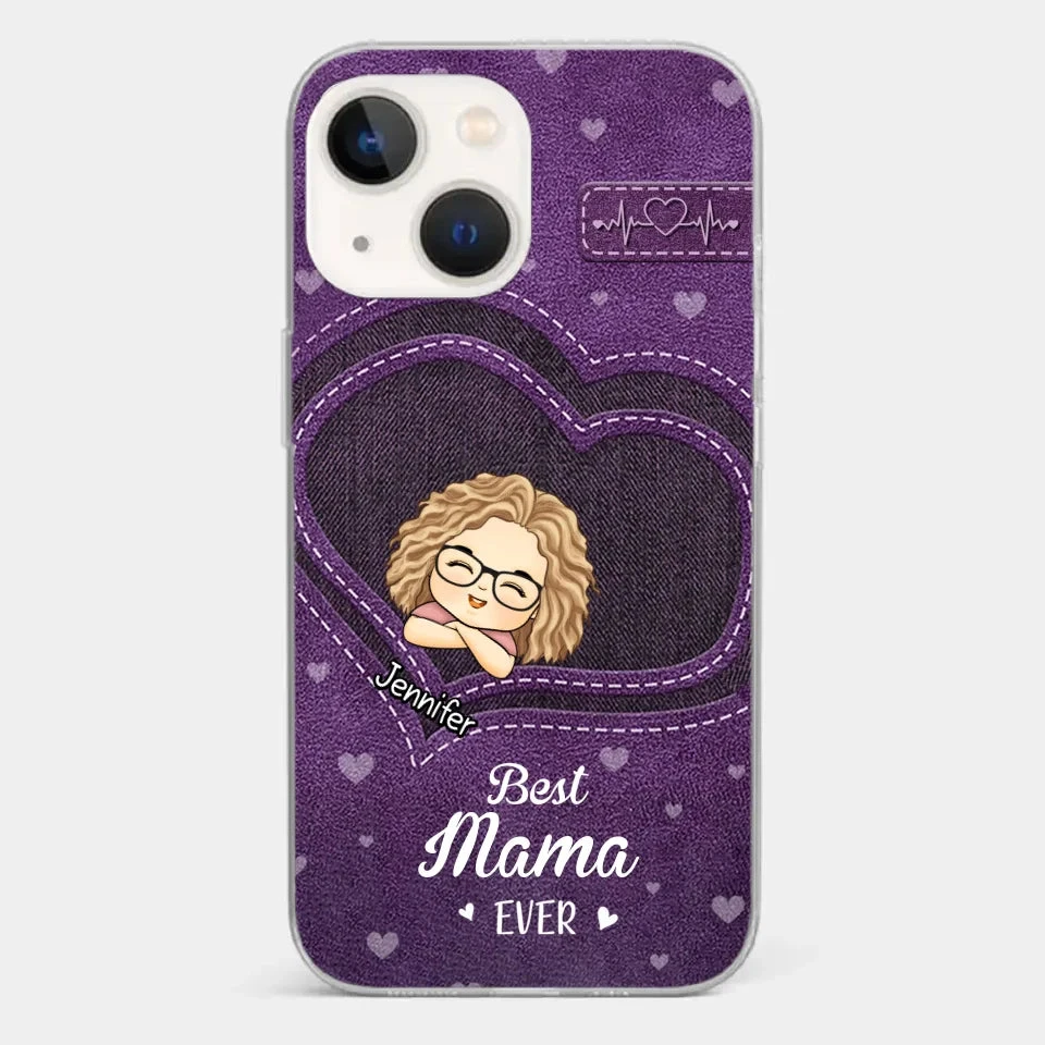 You Are The Most Awesome Mama - Family Personalized Custom Clear Phone Case - Gift For Mom, Grandma 18 You Are The Most Awesome Mama - Family Personalized Custom Clear Phone Case - Gift For Mom, Grandma - Image 18