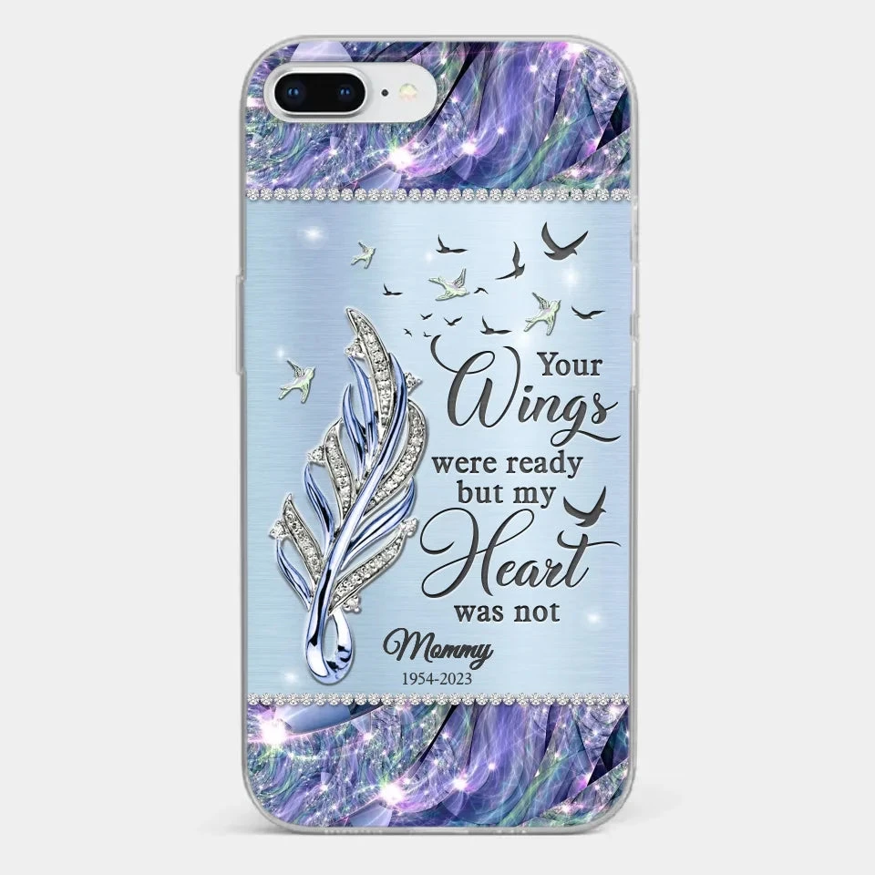 You'll Always Be In My Heart - Memorial Personalized Custom Clear Phone Case - Sympathy Gift For Family Members 3 You'll Always Be In My Heart - Memorial Personalized Custom Clear Phone Case - Sympathy Gift For Family Members - Image 3