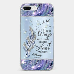 You'll Always Be In My Heart - Memorial Personalized Custom Clear Phone Case - Sympathy Gift For Family Members 24 You'll Always Be In My Heart - Memorial Personalized Custom Clear Phone Case - Sympathy Gift For Family Members -Pawfect House Store 6721ffcc07c59