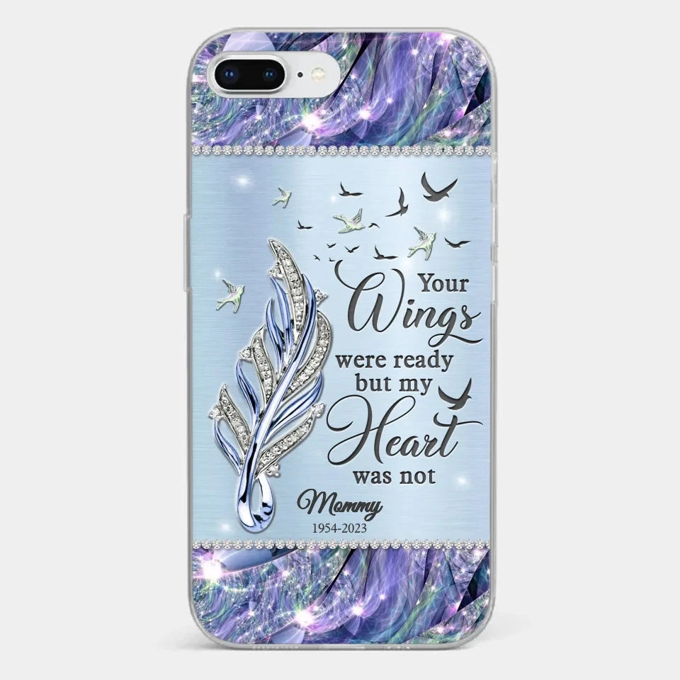 You'll Always Be In My Heart - Memorial Personalized Custom Clear Phone Case - Sympathy Gift For Family Members 5 You'll Always Be In My Heart - Memorial Personalized Custom Clear Phone Case - Sympathy Gift For Family Members - Image 5