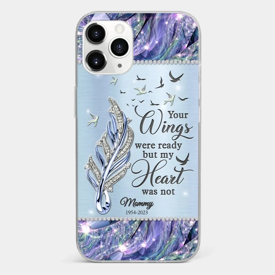 You'll Always Be In My Heart - Memorial Personalized Custom Clear Phone Case - Sympathy Gift For Family Members 7 You'll Always Be In My Heart - Memorial Personalized Custom Clear Phone Case - Sympathy Gift For Family Members - Image 7