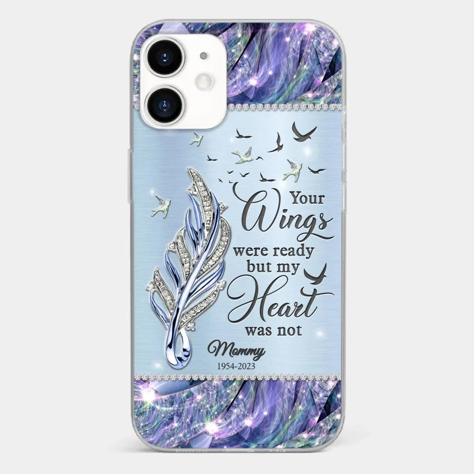 You'll Always Be In My Heart - Memorial Personalized Custom Clear Phone Case - Sympathy Gift For Family Members 9 You'll Always Be In My Heart - Memorial Personalized Custom Clear Phone Case - Sympathy Gift For Family Members - Image 9