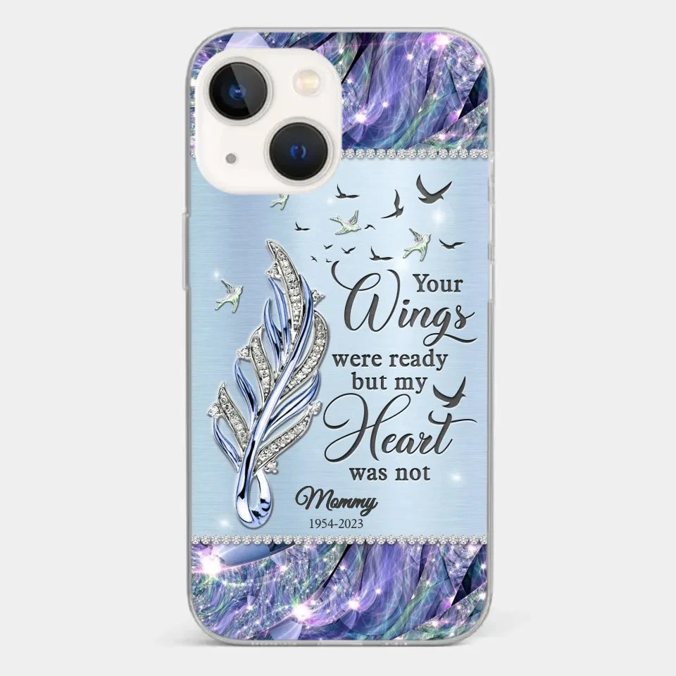 You'll Always Be In My Heart - Memorial Personalized Custom Clear Phone Case - Sympathy Gift For Family Members 14 You'll Always Be In My Heart - Memorial Personalized Custom Clear Phone Case - Sympathy Gift For Family Members - Image 14