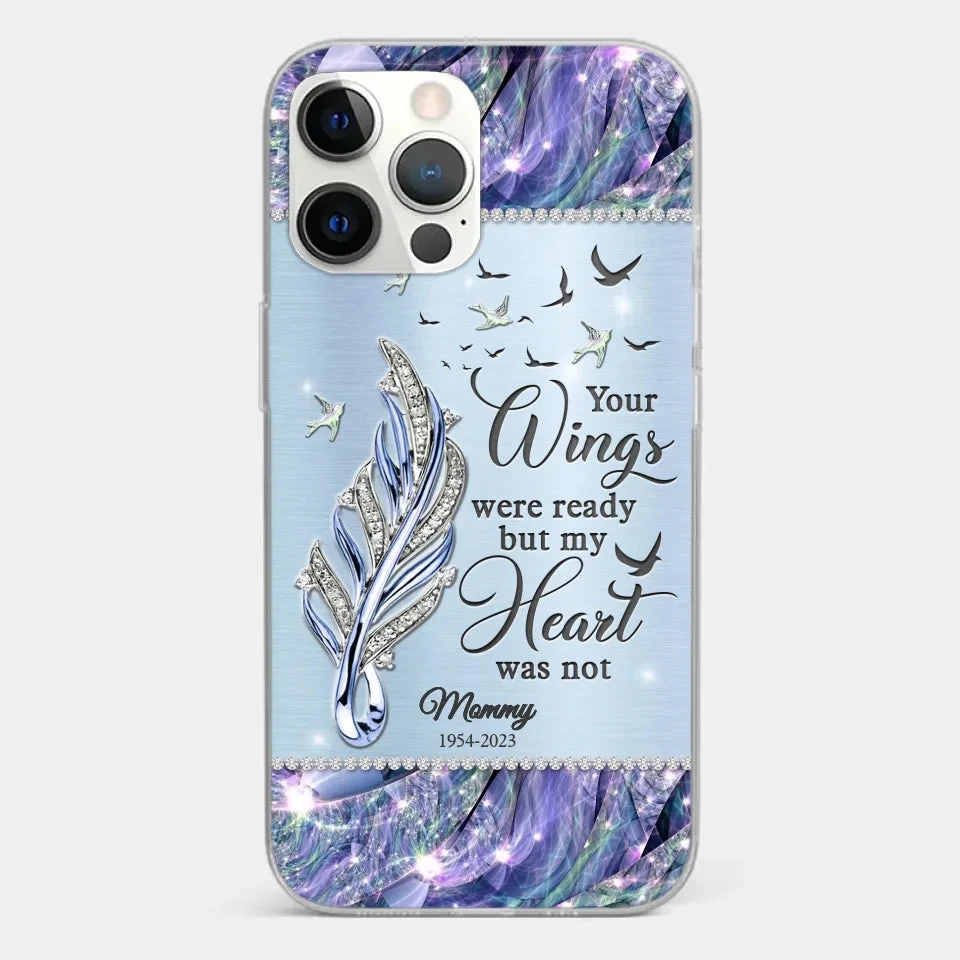 You'll Always Be In My Heart - Memorial Personalized Custom Clear Phone Case - Sympathy Gift For Family Members 16 You'll Always Be In My Heart - Memorial Personalized Custom Clear Phone Case - Sympathy Gift For Family Members - Image 16