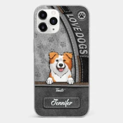 All You Need Is Love And A Dog - Dog Personalized Custom Clear Phone Case - Gift For Pet Owners, Pet Lovers -Pawfect House Store 67220086b465d