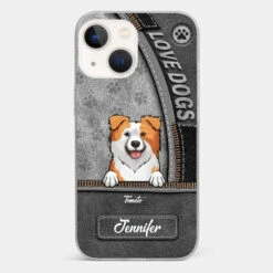 All You Need Is Love And A Dog - Dog Personalized Custom Clear Phone Case - Gift For Pet Owners, Pet Lovers -Pawfect House Store 6722008ce43c0