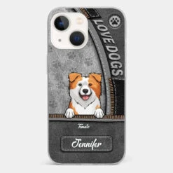 All You Need Is Love And A Dog - Dog Personalized Custom Clear Phone Case - Gift For Pet Owners, Pet Lovers -Pawfect House Store 672200934019b