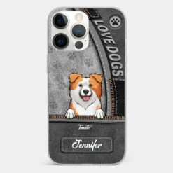 All You Need Is Love And A Dog - Dog Personalized Custom Clear Phone Case - Gift For Pet Owners, Pet Lovers -Pawfect House Store 672200959b7b1