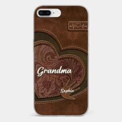 Love In Every Touch - Family Personalized Custom Clear Phone Case - Gift For Mom, Grandma 22 Love In Every Touch - Family Personalized Custom Clear Phone Case - Gift For Mom, Grandma -Pawfect House Store 6722016547158