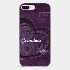 With You By Our Side, We Know We Are Home - Family Personalized Custom Clear Phone Case - Gift For Mom, Grandma -Pawfect House Store 672201856d224