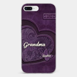 With You By Our Side, We Know We Are Home - Family Personalized Custom Clear Phone Case - Gift For Mom, Grandma -Pawfect House Store 672201866d255