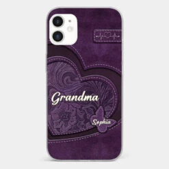 With You By Our Side, We Know We Are Home - Family Personalized Custom Clear Phone Case - Gift For Mom, Grandma -Pawfect House Store 6722018862ec9