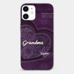 With You By Our Side, We Know We Are Home - Family Personalized Custom Clear Phone Case - Gift For Mom, Grandma -Pawfect House Store 6722018b54cec