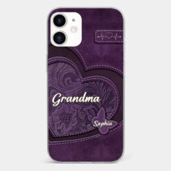With You By Our Side, We Know We Are Home - Family Personalized Custom Clear Phone Case - Gift For Mom, Grandma -Pawfect House Store 6722018c4d3b1