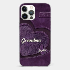 With You By Our Side, We Know We Are Home - Family Personalized Custom Clear Phone Case - Gift For Mom, Grandma -Pawfect House Store 6722018e9f256