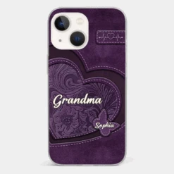 With You By Our Side, We Know We Are Home - Family Personalized Custom Clear Phone Case - Gift For Mom, Grandma -Pawfect House Store 67220195b50ff
